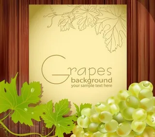 卡通葡萄矢量素材