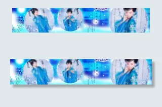 儿童古装相册模板图片