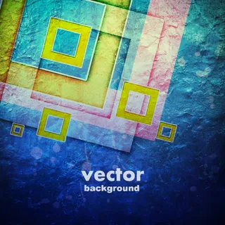 抽象方形框背景矢量素材