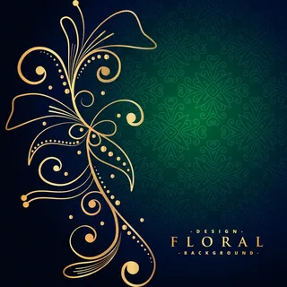 绿色背景矢量图