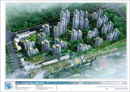 楼盘鸟瞰图图片