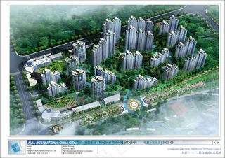 楼盘鸟瞰图图片