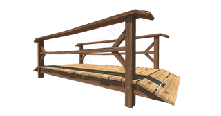 木架桥木桥psd素材免扣