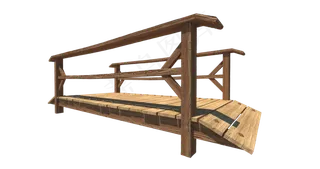 木架桥木桥psd素材免扣