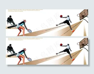 运动鞋海报图片