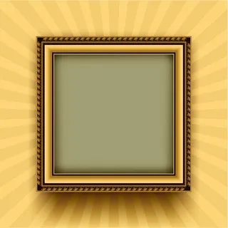 矢量木纹边框放射背景