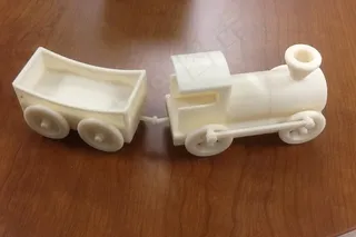 玩具火车的三维建模