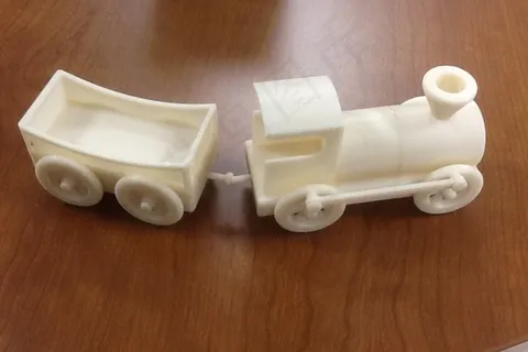 玩具火车的三维建模 玩具火车的三维建模