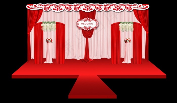 红色唯美婚礼