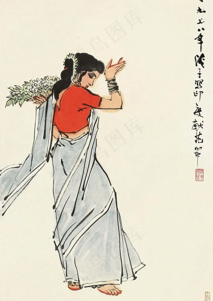 印度舞图片