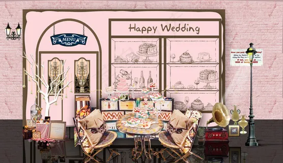 婚礼甜品区