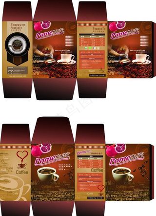 咖啡盒包装图片