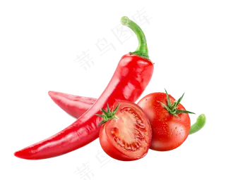 30款红色麻辣辣椒海报PNG素材元...