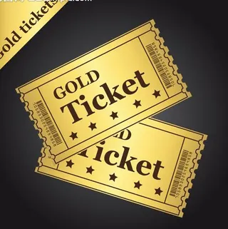 金色门票电影票图片