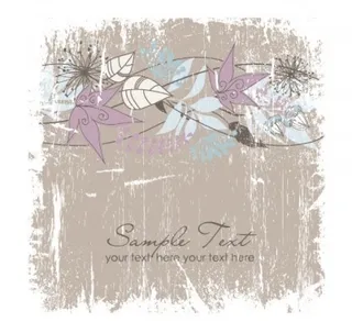 新鲜的插图背景03矢量