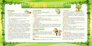 医院儿科儿童婴幼儿教育知识橱窗宣传...