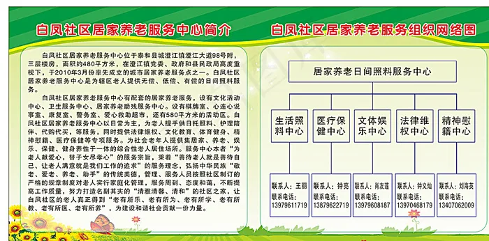 居家养老展板图片cdr矢量模版下载