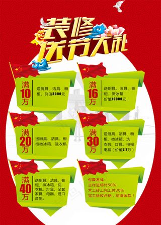 装修公司促销单