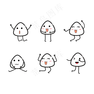 端午节粽子简笔画免抠端午节粽子简笔画免抠,免抠元素