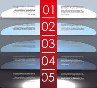 创意数字信息文本矢量素材-1