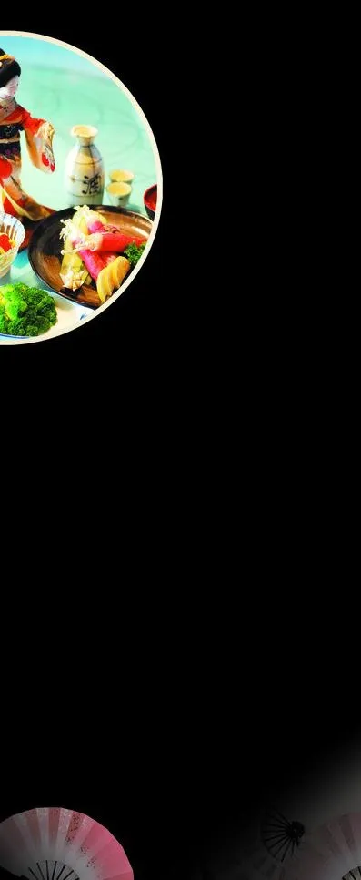 日本料理海报 展架图片psd模版下载