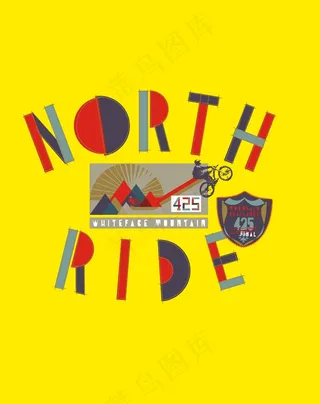 T恤图案设计图文组合