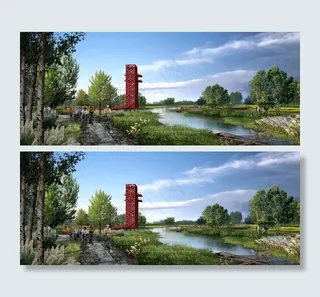 城市休闲自然公园图片