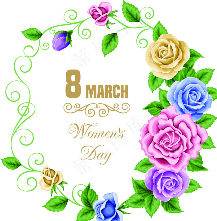 花朵花纹边框图片