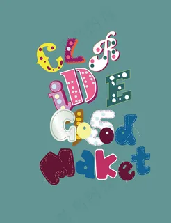 卡通印花素材英文字母 卡通印花素材英文字母