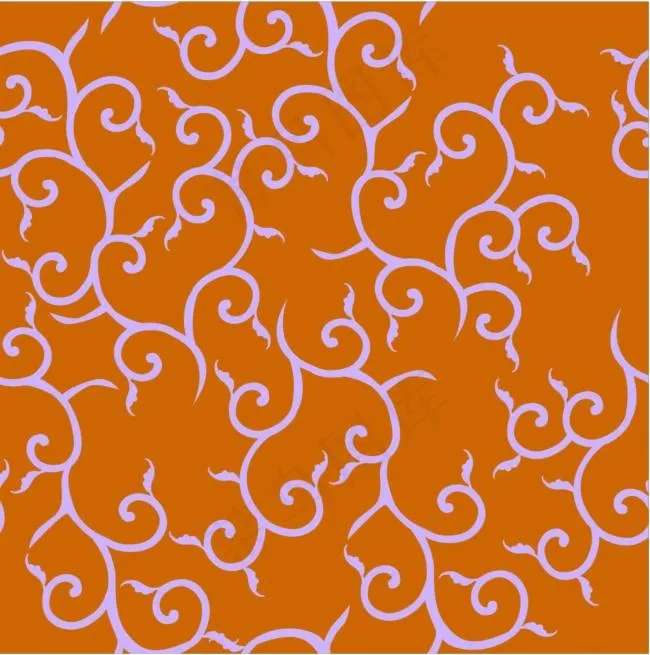 花藤底纹ai矢量模版下载