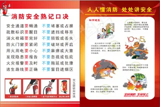 消防安全 宣传单