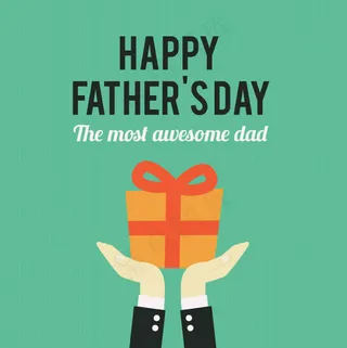 父亲节礼盒贺卡