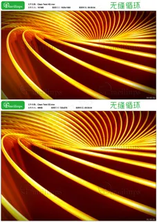 三维扭曲运动背景素材 无缝循环