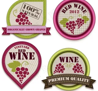 葡萄标签图片