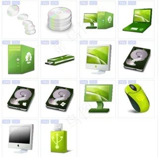 绿色系统桌面图标下载