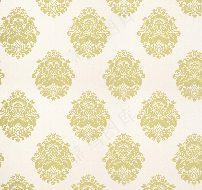 欧式花纹布纹墙纸图片