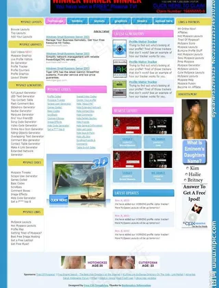 资讯门户css模板图片