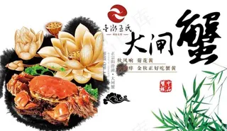 阳澄湖 大闸蟹海报
