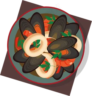 卡通插画生蚝海报png图片下载