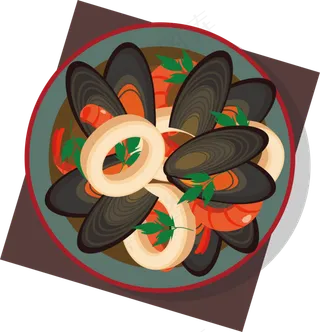 卡通插画生蚝海报png图片下载