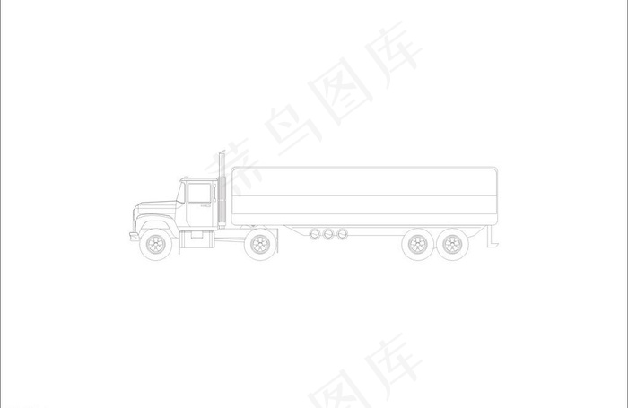 货车图片cdr矢量模版下载