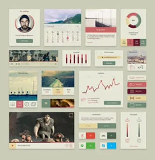 人物手机界面播放