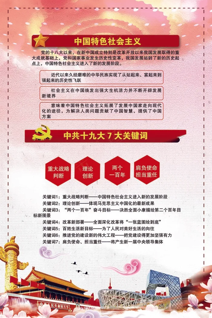 2018年大气精简*一号文件展板...(1772X2657(DPI:150))psd模版下载