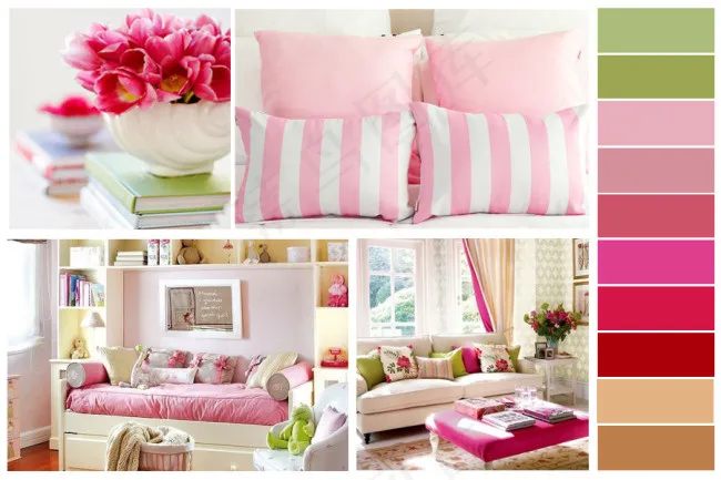 色彩搭配psd模版下载