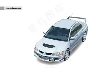 傻笑矢量兰瑟进化的车