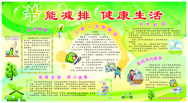 健康生活cdr矢量模版下载