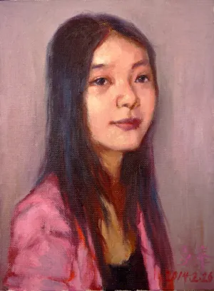 油画人物图片