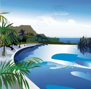 自然风光矢量素材 ai格式_01