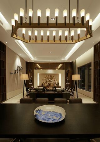 别墅豪装餐厅装修效果图