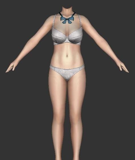 （真实女友.リアル彼女）女人体，纹...